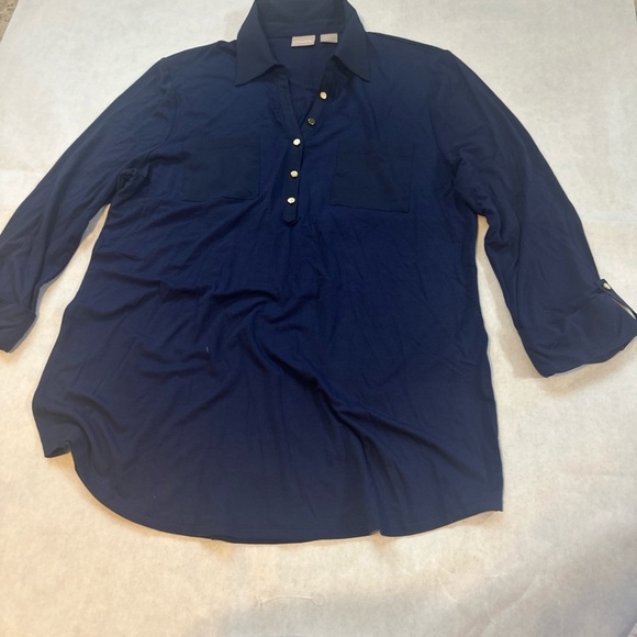 Chico's Blue Casual Skirt - Picture 4 of 4